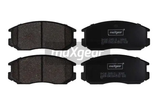Diskinių stabdžių trinkelių rinkinys MAXGEAR 19-1143