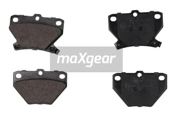 Diskinių stabdžių trinkelių rinkinys MAXGEAR 19-1160