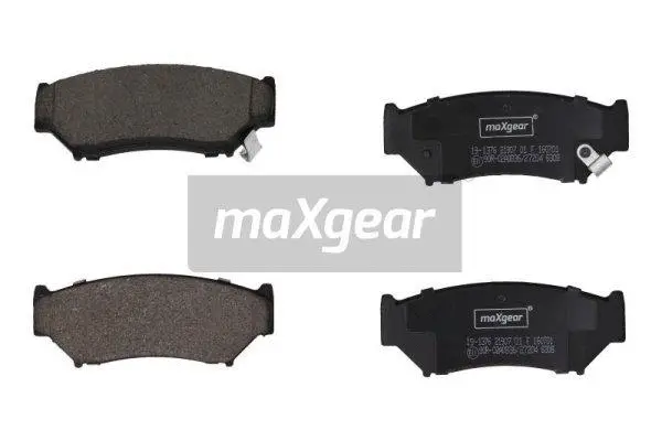 Diskinių stabdžių trinkelių rinkinys MAXGEAR 19-1376