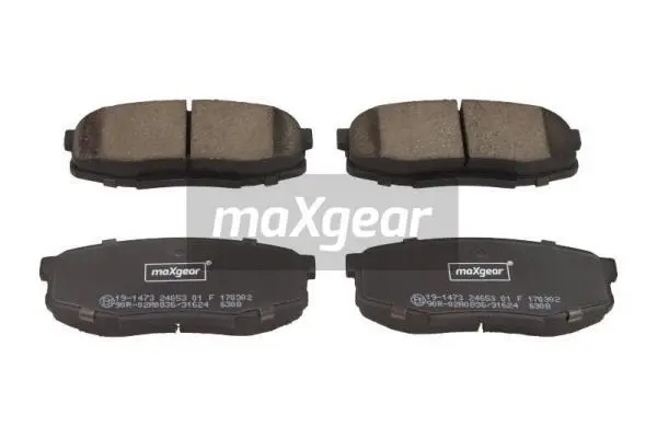 Diskinių stabdžių trinkelių rinkinys MAXGEAR 19-1473