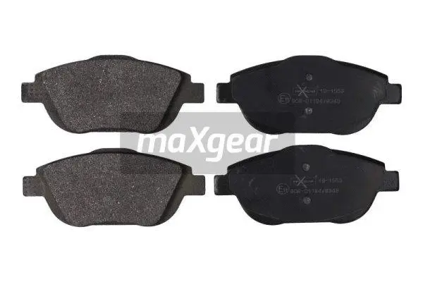 Diskinių stabdžių trinkelių rinkinys MAXGEAR 19-1553