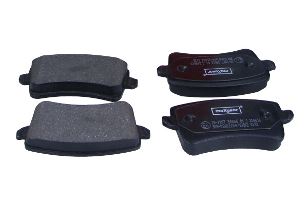 Diskinių stabdžių trinkelių rinkinys MAXGEAR 19-1997