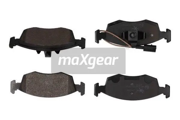 Diskinių stabdžių trinkelių rinkinys MAXGEAR 19-2108