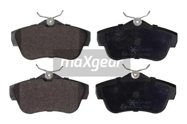 Diskinių stabdžių trinkelių rinkinys MAXGEAR 19-2117