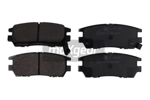 Diskinių stabdžių trinkelių rinkinys MAXGEAR 19-2162