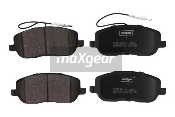 Diskinių stabdžių trinkelių rinkinys MAXGEAR 19-2892