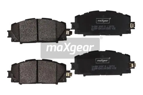 Diskinių stabdžių trinkelių rinkinys MAXGEAR 19-2896