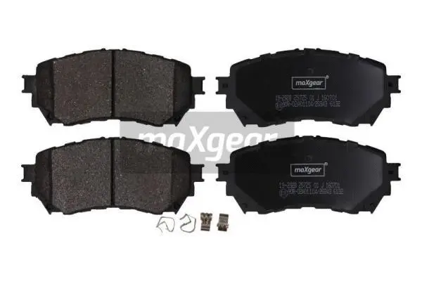 Diskinių stabdžių trinkelių rinkinys MAXGEAR 19-2928