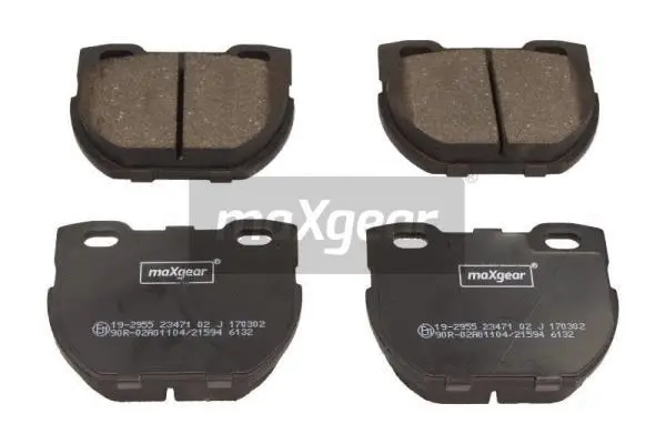 Diskinių stabdžių trinkelių rinkinys MAXGEAR 19-2955