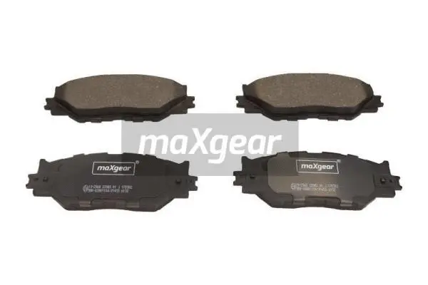 Diskinių stabdžių trinkelių rinkinys MAXGEAR 19-2968