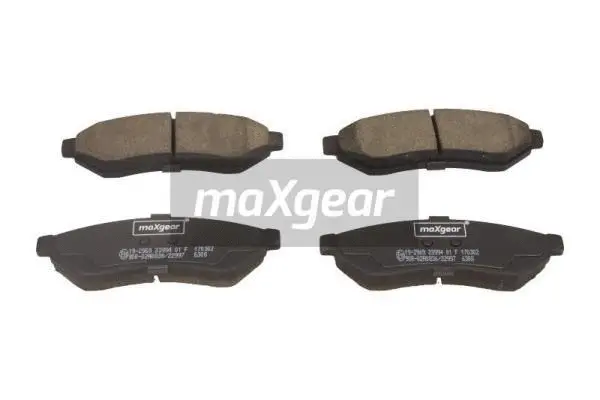 Diskinių stabdžių trinkelių rinkinys MAXGEAR 19-2969