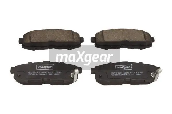 Diskinių stabdžių trinkelių rinkinys MAXGEAR 19-2977