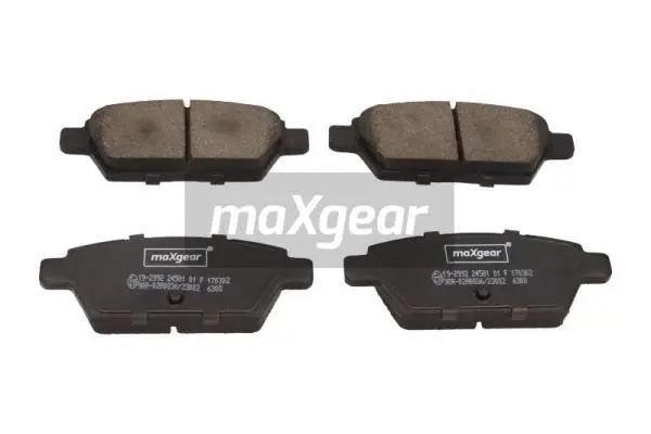 Diskinių stabdžių trinkelių rinkinys MAXGEAR 19-2992