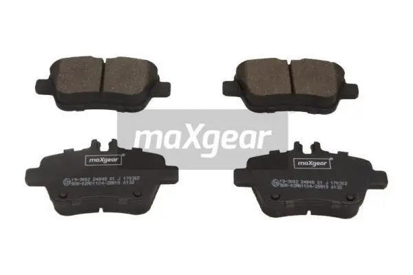 Diskinių stabdžių trinkelių rinkinys MAXGEAR 19-3002