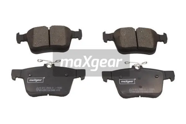 Diskinių stabdžių trinkelių rinkinys MAXGEAR 19-3012