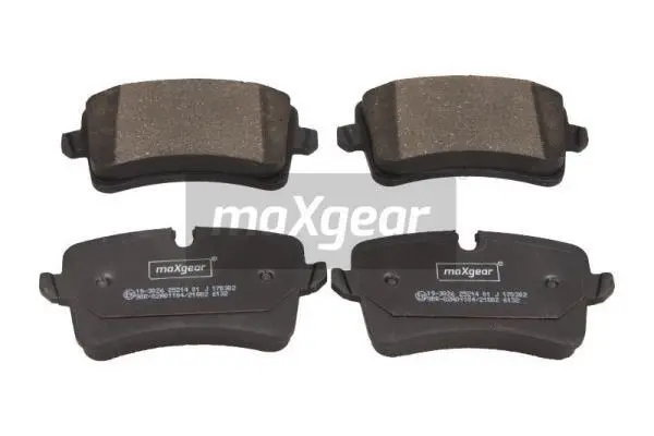 Diskinių stabdžių trinkelių rinkinys MAXGEAR 19-3026