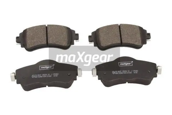 Diskinių stabdžių trinkelių rinkinys MAXGEAR 19-3027