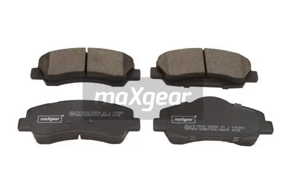 Diskinių stabdžių trinkelių rinkinys MAXGEAR 19-3029