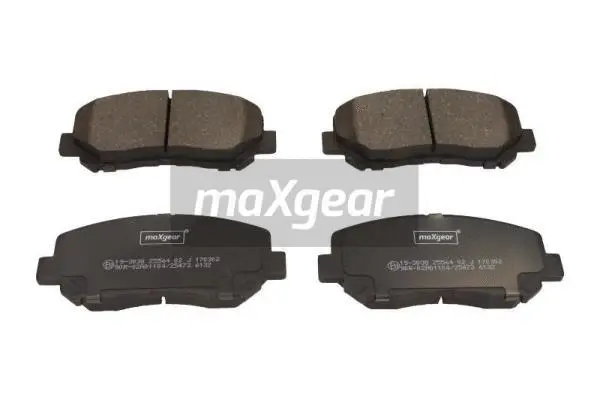 Diskinių stabdžių trinkelių rinkinys MAXGEAR 19-3038