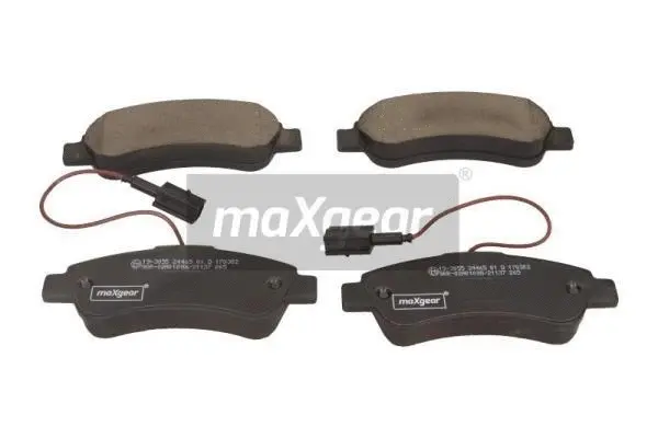 Diskinių stabdžių trinkelių rinkinys MAXGEAR 19-3055