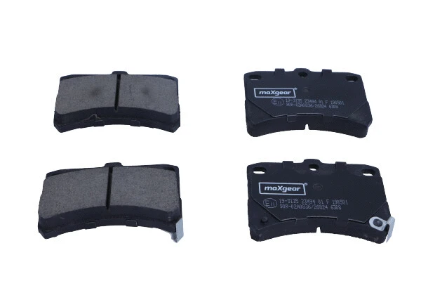 Diskinių stabdžių trinkelių rinkinys MAXGEAR 19-3135