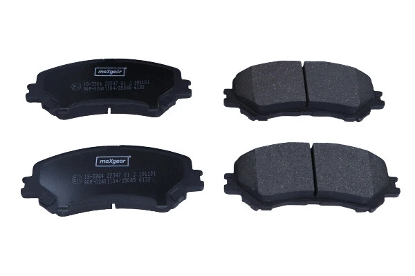 Diskinių stabdžių trinkelių rinkinys MAXGEAR 19-3364