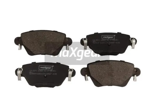 Diskinių stabdžių trinkelių rinkinys MAXGEAR 19-3371