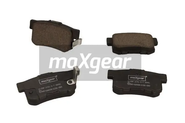 Diskinių stabdžių trinkelių rinkinys MAXGEAR 19-3387