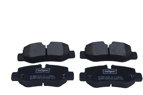 Diskinių stabdžių trinkelių rinkinys MAXGEAR 19-3388