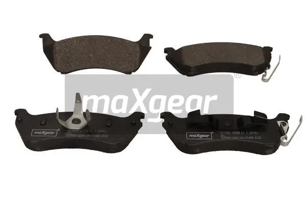 Diskinių stabdžių trinkelių rinkinys MAXGEAR 19-3394