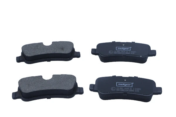 Diskinių stabdžių trinkelių rinkinys MAXGEAR 19-3602