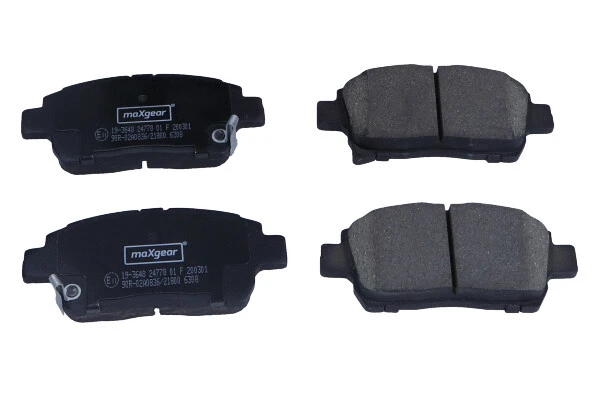 Diskinių stabdžių trinkelių rinkinys MAXGEAR 19-3648