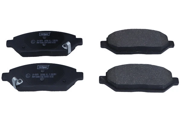 Diskinių stabdžių trinkelių rinkinys MAXGEAR 19-3670