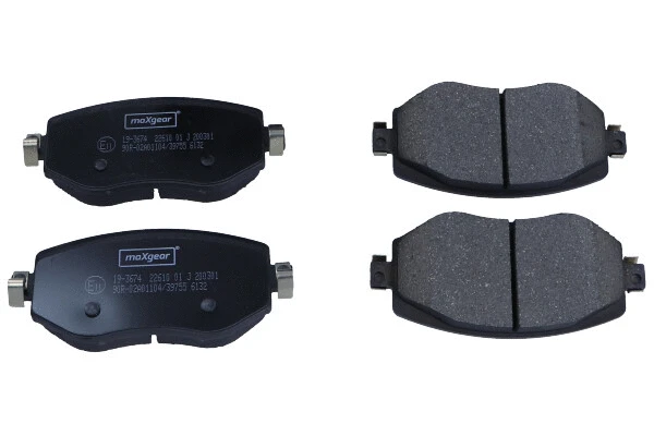 Diskinių stabdžių trinkelių rinkinys MAXGEAR 19-3674