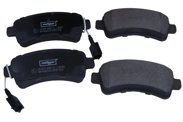 Diskinių stabdžių trinkelių rinkinys MAXGEAR 19-3675