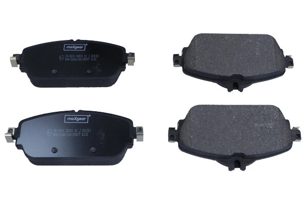 Diskinių stabdžių trinkelių rinkinys MAXGEAR 19-3676