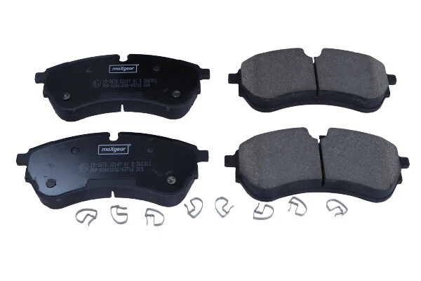 Diskinių stabdžių trinkelių rinkinys MAXGEAR 19-3678
