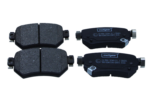 Diskinių stabdžių trinkelių rinkinys MAXGEAR 19-3906
