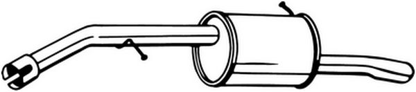 Galinis duslintuvas BOSAL 135-141