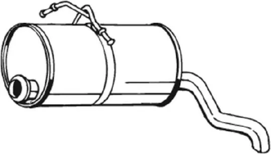 Galinis duslintuvas BOSAL 135-225