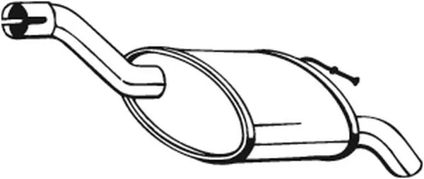 Galinis duslintuvas BOSAL 154-293