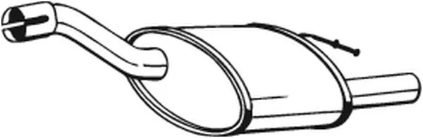 Galinis duslintuvas BOSAL 154-371