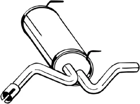 Galinis duslintuvas BOSAL 185-317