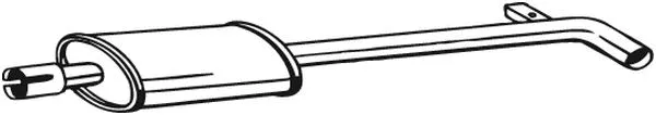 Vidurinis duslintuvas BOSAL 200-019