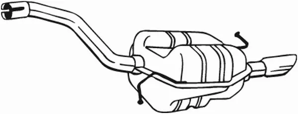 Galinis duslintuvas BOSAL 233-205