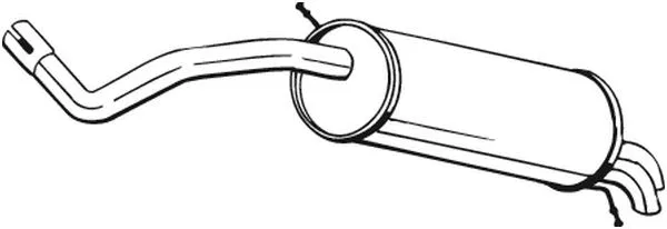 Galinis duslintuvas BOSAL 278-033