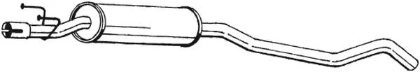 Vidurinis duslintuvas BOSAL 281-039