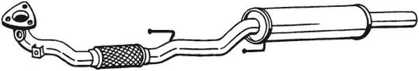 Priekinis duslintuvas BOSAL 281-483