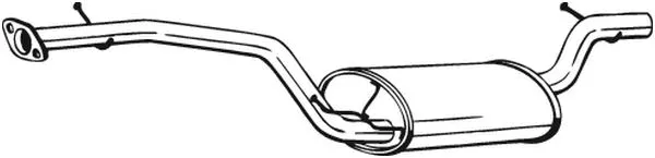 Vidurinis duslintuvas BOSAL 282-419