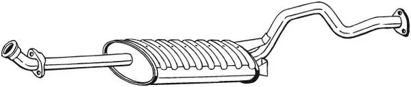 Vidurinis duslintuvas BOSAL 282-891